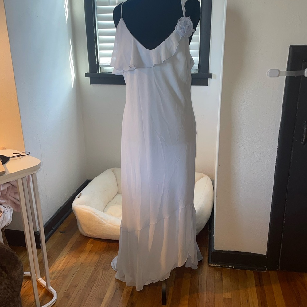 Aritzia Wilfred Light Blue Dress